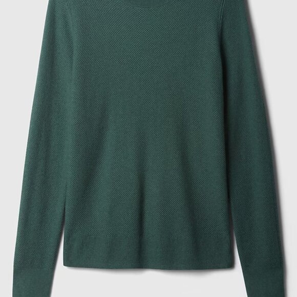 GAP Moore's Green Textured Crewneck Sweater/NWT/S - Picture 6 of 14